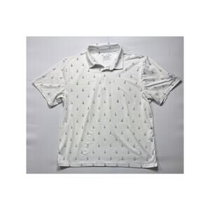 Under Armour Men's Short Sleeve Sailboat Print "Tour 18" Embroidered Polo - XL